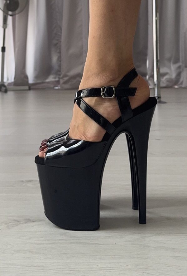 sandals black, 20 cm